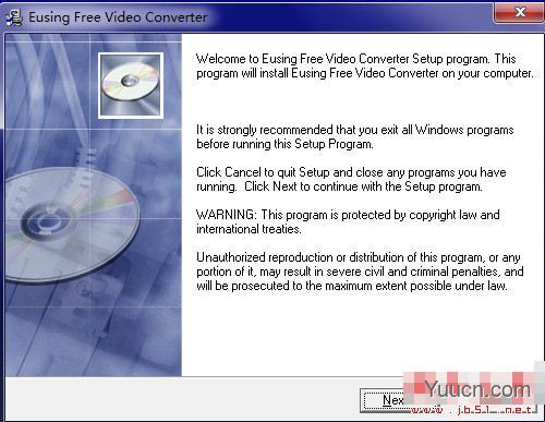 Eusing Free Video Converter(视频转换)V2.0 英文安装版