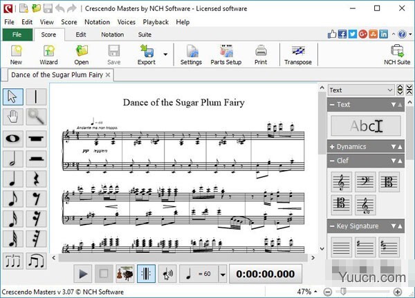 NCH Crescendo Masters(编曲软件) v6.58 英文免费版