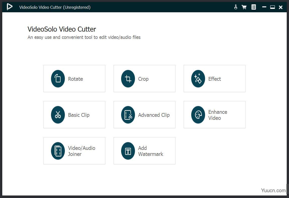 视频切割软件 VideoSolo Video Cutter v1.0.6 免费安装版