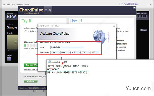 chordpulse(最全伴奏音乐软件) v2.5 破解安装版(附使用教程)