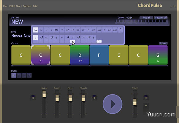 chordpulse(最全伴奏音乐软件) v2.5 破解安装版(附使用教程)