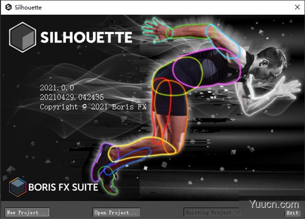 影视跟踪抠像合成软件Boris FX Silhouette 2021.5 破解版(附补丁+安装教程)