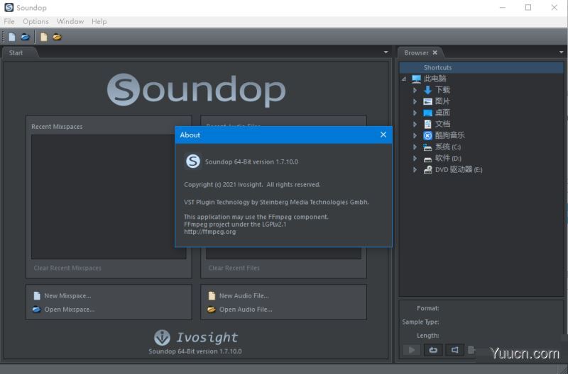 Soundop Audio Editor(全面的音频编辑器) v1.7.10.0 64位 免费安装破解版