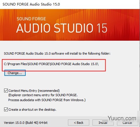 SOUND FORGE Audio Studio(数字音频处理器) v15.0.0.40 完美激活版 64位