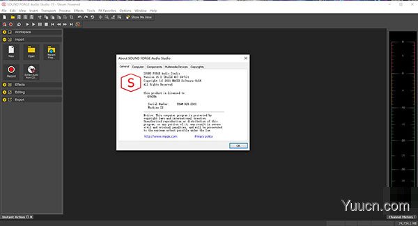 SOUND FORGE Audio Studio(数字音频处理器) v15.0.0.40 完美激活版 64位