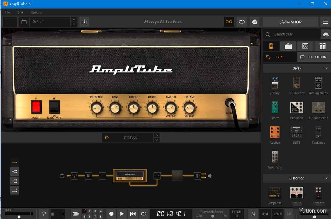 AmpliTube 5(多功能音频处理工具) v5.0.1特别安装版(附激活教程)