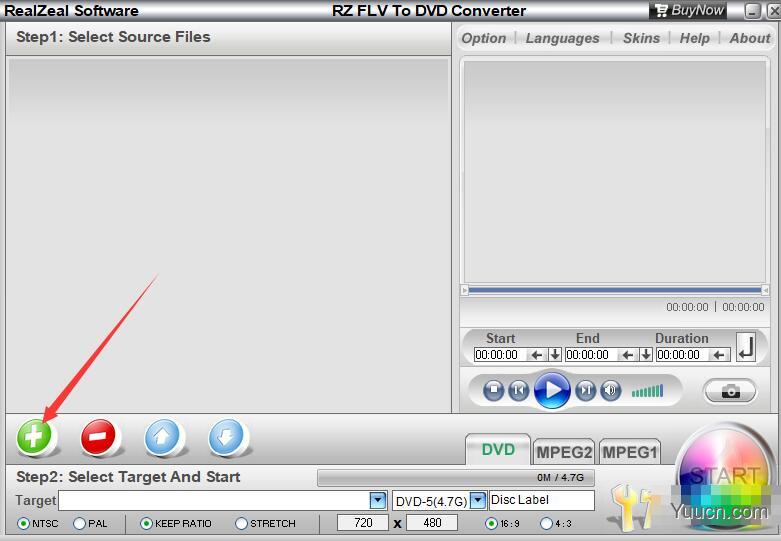 RZ Flv To DVD Converter(Flv转DVD格式软件) v15.0 免费安装版