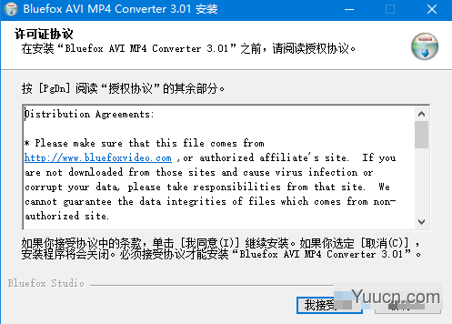 Bluefox AVI MP4 Converter(AVI/MP4视频格式转换) v3.01 官方版