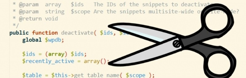 Code Snippets 在WordPress中轻松添加和管理PHP代码片段删除WordPress主题的3种方法中文wordpress切换为英文版WordPress 置顶文章的3种方法如何为WordPress添加动态侧边栏WP Super Cache加速WordPress网站教程如何隐藏WordPress主题或插件的更新提示