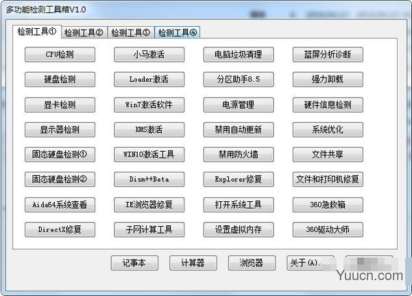 多功能检测工具箱 v1.0 中文免费绿色版