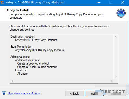 AnyMP4 Blu-ray Copy(光盘拷贝工具) v7.2.70 官方版