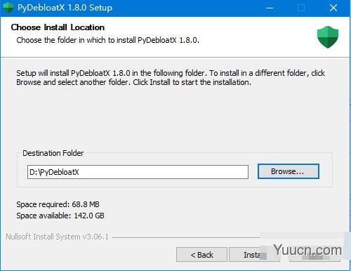 PyDebloatX(卸载win10默认应用软件) v1.8.0 免费安装版