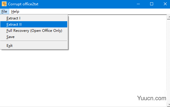 Corrupt office2txt(Office数据恢复工具) v0.22 免费绿色版(附使用教程)
