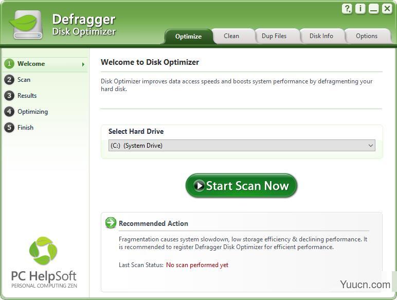 Defragger Disk Optimizer(磁盘碎片整理工具) v3.0.0 免费安装版