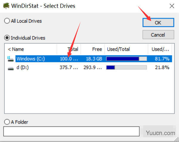 windirstat 磁盘清理工具 v1.1.2.80 中文绿色版(附使用教程)