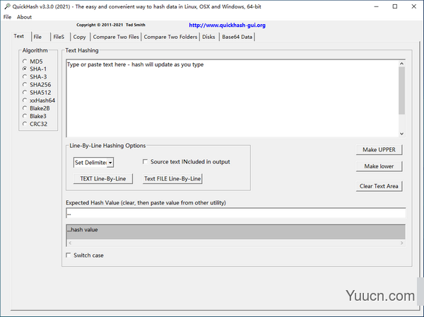 QuickHash GUI(开源代码哈希工具) v3.3.0 官方绿色免费版