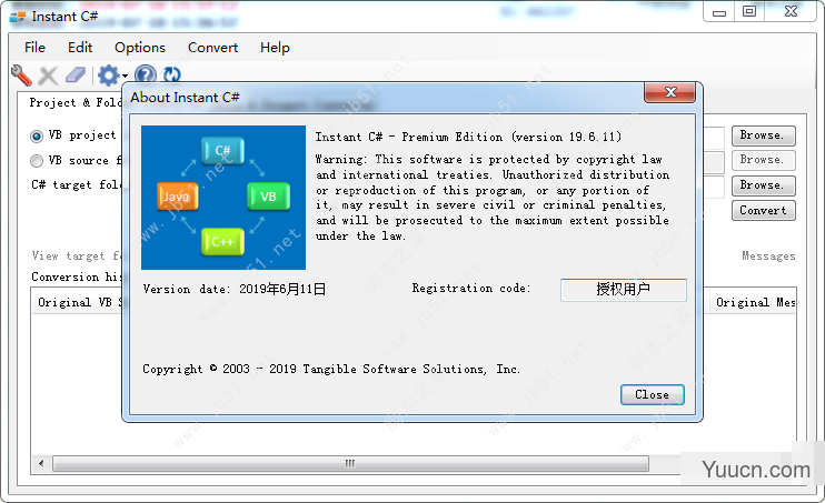 Instant C#(vb.net转c#工具) v190611 官方绿色授权版