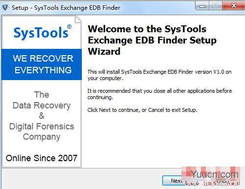 SysTools EDB Finder(文件管理)V1.0 英文安装版