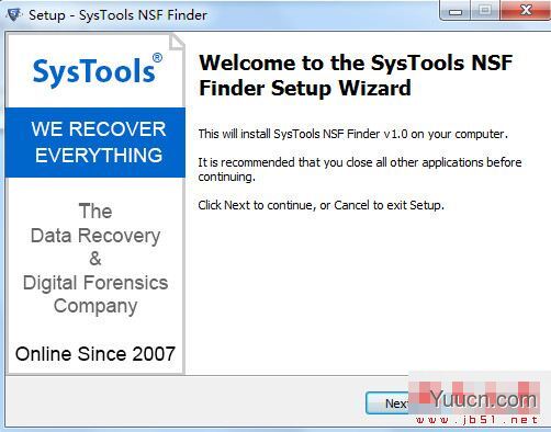 SysTools NSF Finder(文件查找具)V1.0 官方安装版