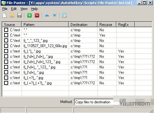 正则表达式文件整理软件File Punter v1.0.8 英文绿色版