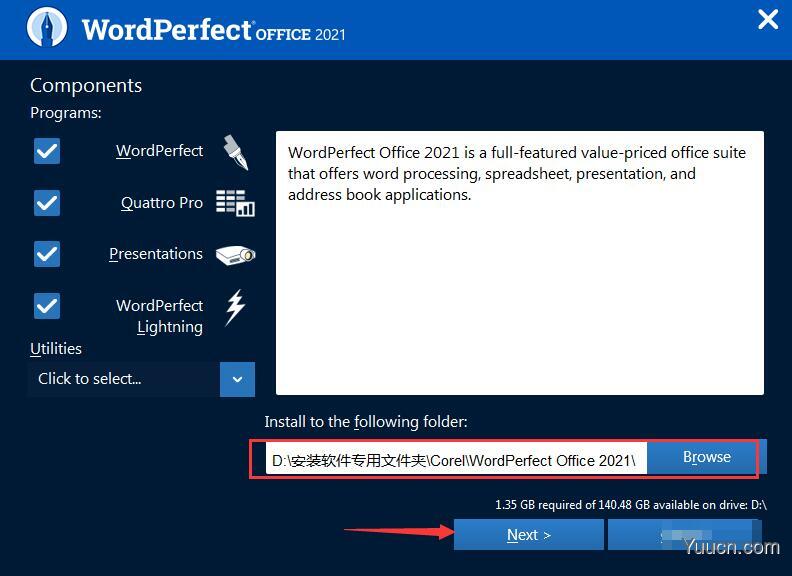 WordPerfect Office(办公软件) v2021 免费安装版