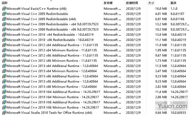 Visual C++ 运行库合集完整版x86/x64位 21年2月版v44