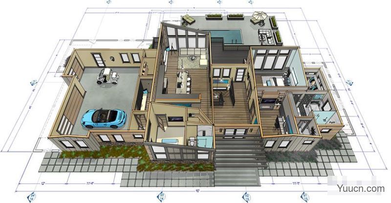 Chief Architect Interiors(室内装修设计软件) X13 for Mac v23.1.0.38 直装破解版