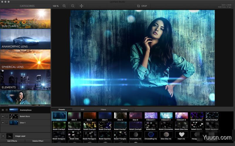 摄影灯光特效软件Brainfever LensFlare Studio Mac v6.8 一键安装破解版