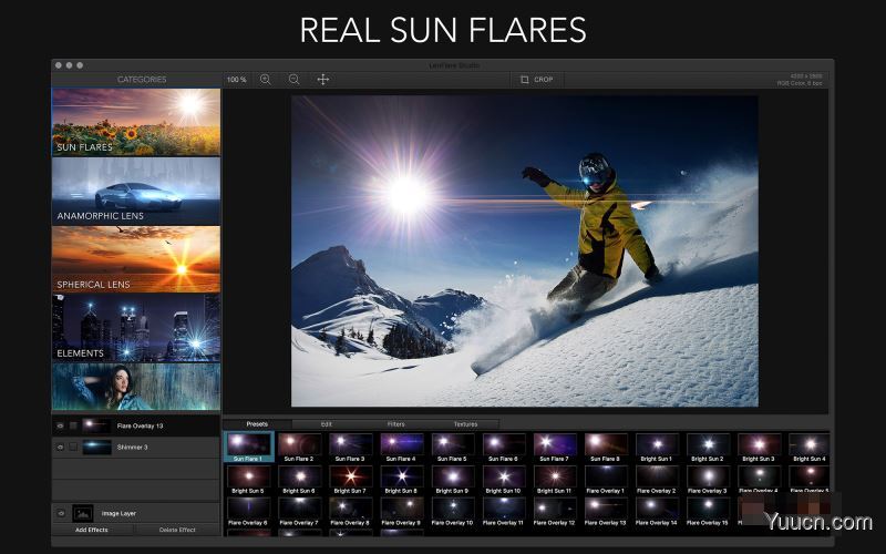 摄影灯光特效软件Brainfever LensFlare Studio Mac v6.8 一键安装破解版