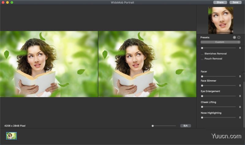 WidsMob Portrait(面部美化软件) for Mac v4.10 TNT直装破解版