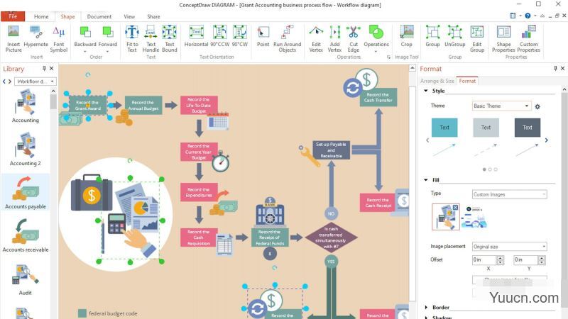 ConceptDraw DIAGRAM(专业图形设计工具) v14.1.0.370 一键安装破解版