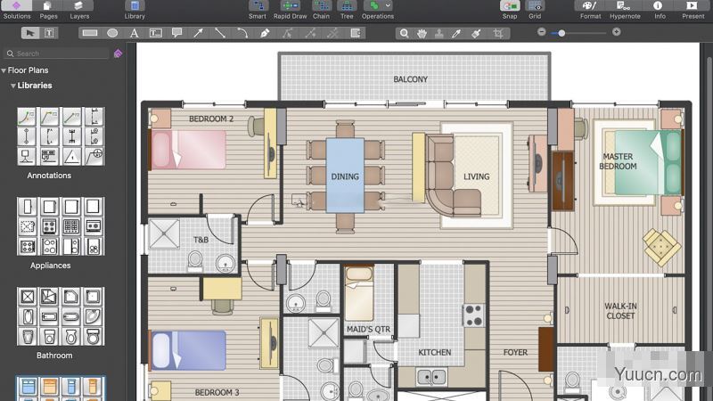 ConceptDraw DIAGRAM(专业图形设计工具) v14.1.0.370 一键安装破解版