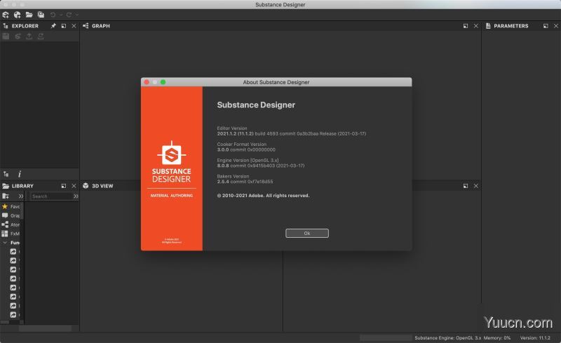 Allegorithmic Substance Designer 2021 for Mac v11.1.2 英文安装破解版