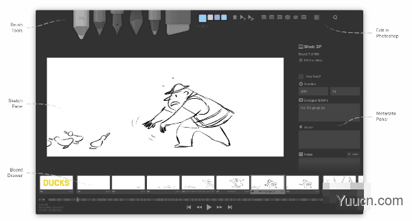 Storyboarder(电影分镜头制作工具) for Mac V2.1.0 苹果电脑版