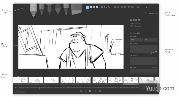 Storyboarder(电影分镜头制作工具) for Mac V2.1.0 苹果电脑版