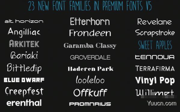 Premium Fonts for Mac (字体合集工具) V7.0 苹果电脑版