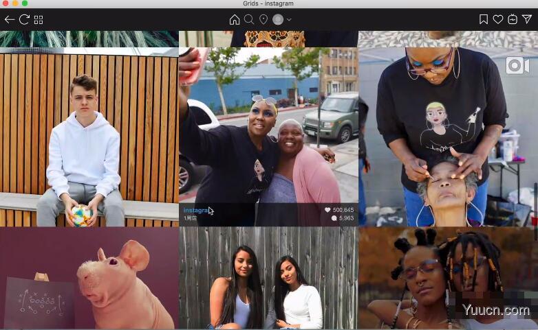 摄影照片分享软件 Grids for Instagram Mac v6.1.5 中文直装破解版