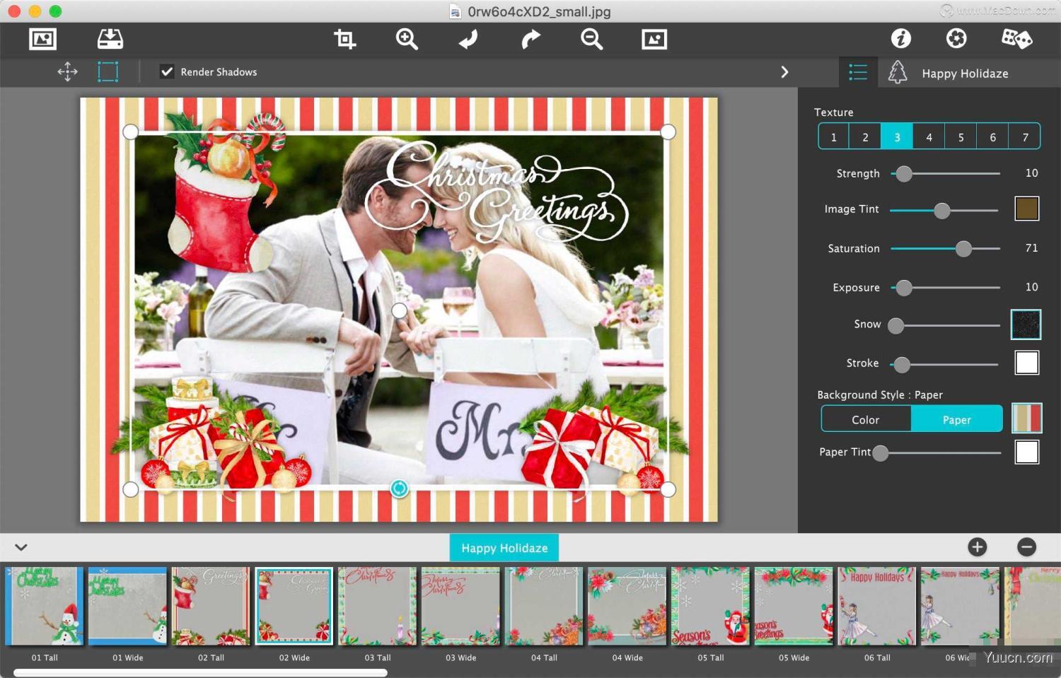 节日气氛特效工具 JixiPix Happy Holidaze for Mac V1.0.4 苹果电脑版