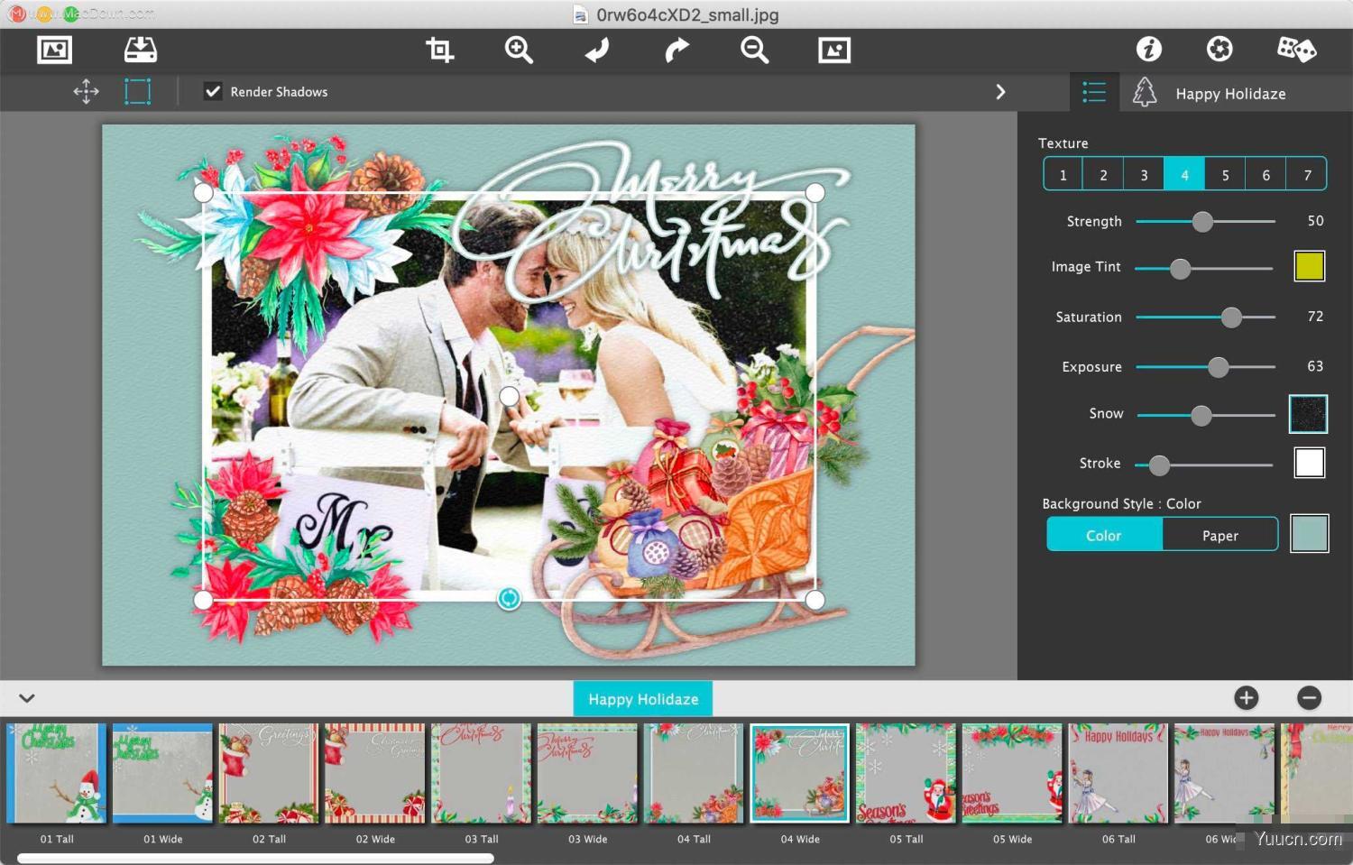 节日气氛特效工具 JixiPix Happy Holidaze for Mac V1.0.4 苹果电脑版