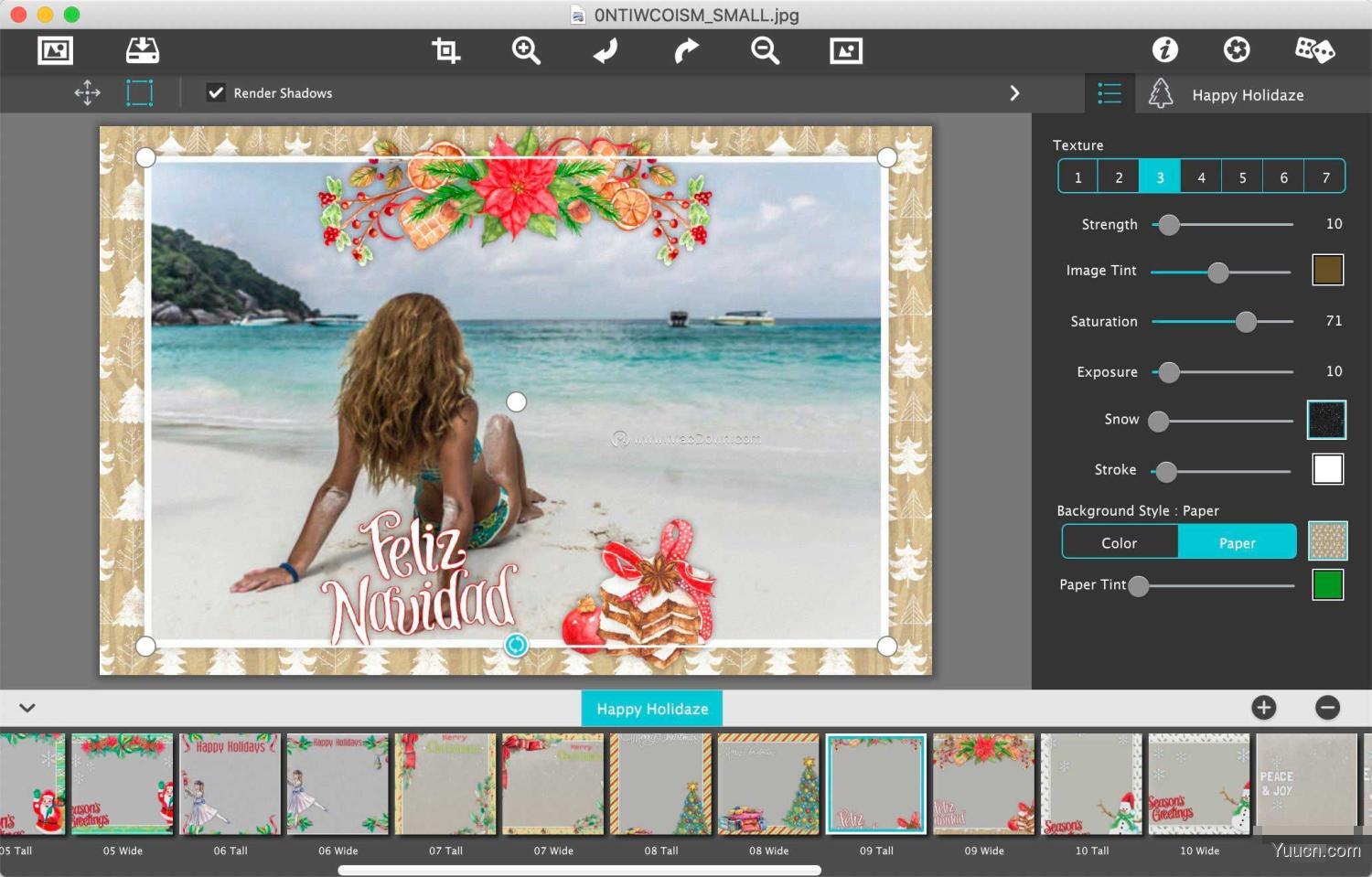 节日气氛特效工具 JixiPix Happy Holidaze for Mac V1.0.4 苹果电脑版