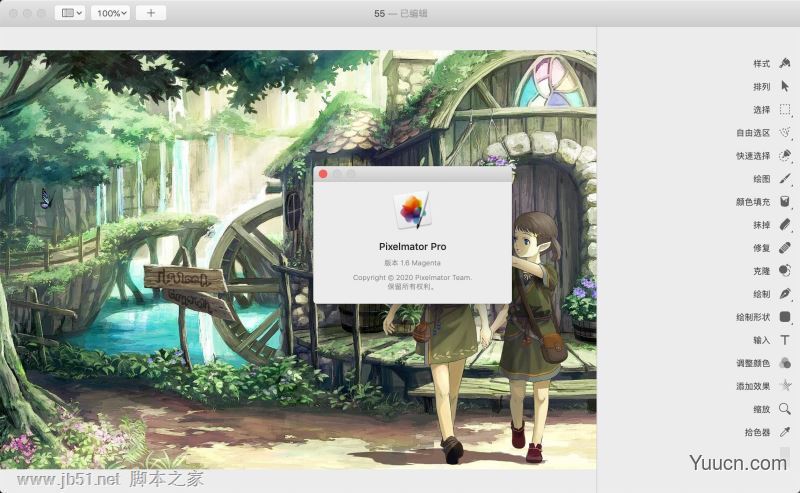 专业PS图片编辑软件 Pixelmator Pro for Mac v2.2 中文直装特别版