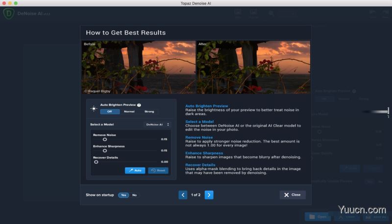 Topaz DeNoise AI for Mac(图片降噪软件) V1.1.1 苹果电脑特别版