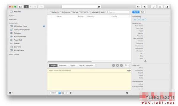 FontAgent for Mac(字体修正和管理工具)  V9.0.8  苹果电脑版