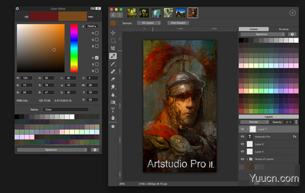 绘画和图像编辑应用Artstudio Pro for Mac V3.2.19 苹果电脑版