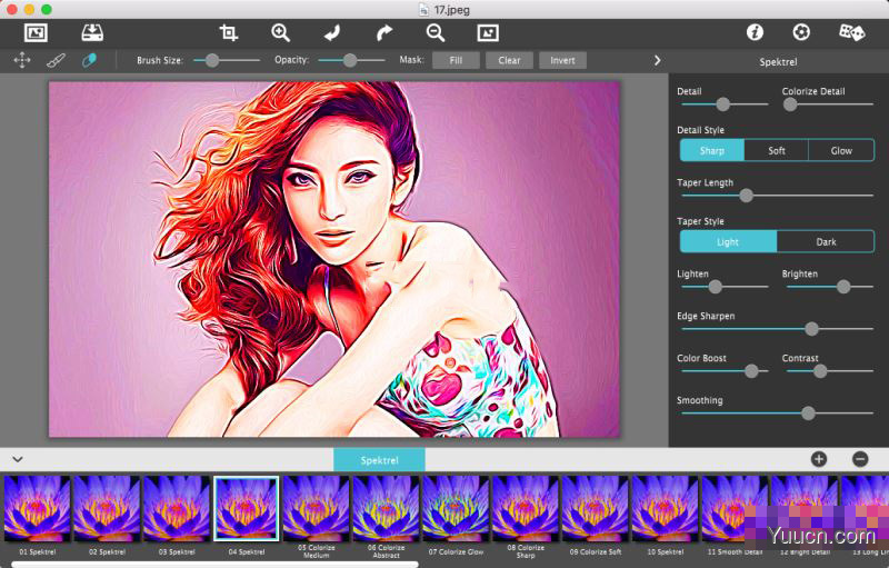 ixiPix Spektrel Art for Mac(图片锐化工具)特别版 v1.1.0 苹果电脑版(附注册码+破解步骤)