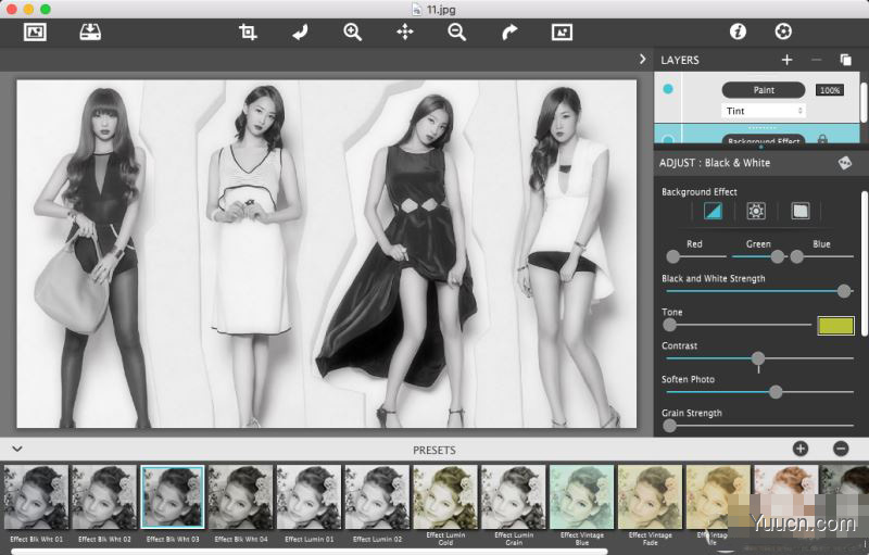 JixiPix Hand Tint Pro for Mac(图片处理软件)特别版 v1.0.5苹果电脑版(附注册码)