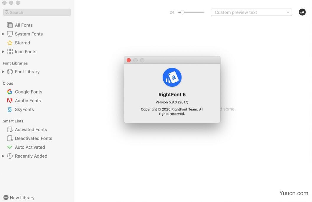 rightfont(字体管理工具) for mac v5.9 直装特别版