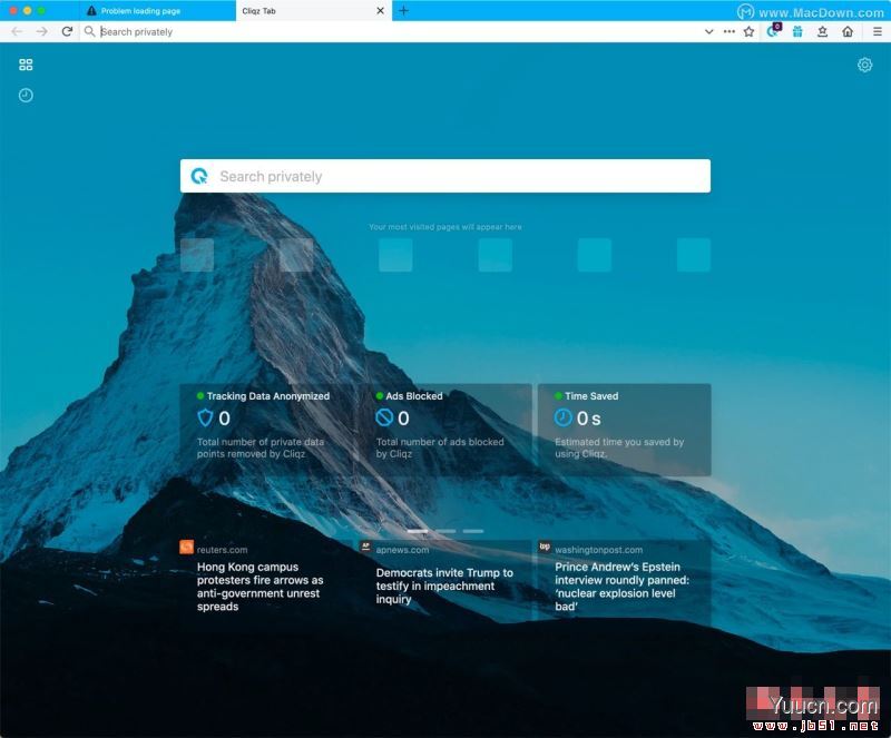 Cliqz浏览器 for Mac V1.33.1 苹果电脑版