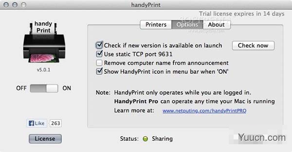 handyPrint for Mac(打印机共享软件) V5.3.0 苹果电脑版