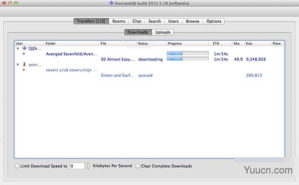 SoulseekQt for Mac V2016.1.24 苹果电脑版